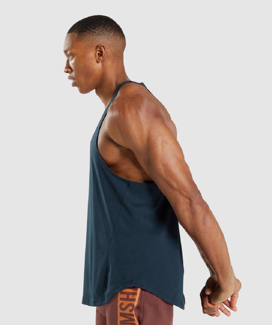 Stringers Gymshark Bold ανδρικα σκουρο μπλε | GR_YJ1035