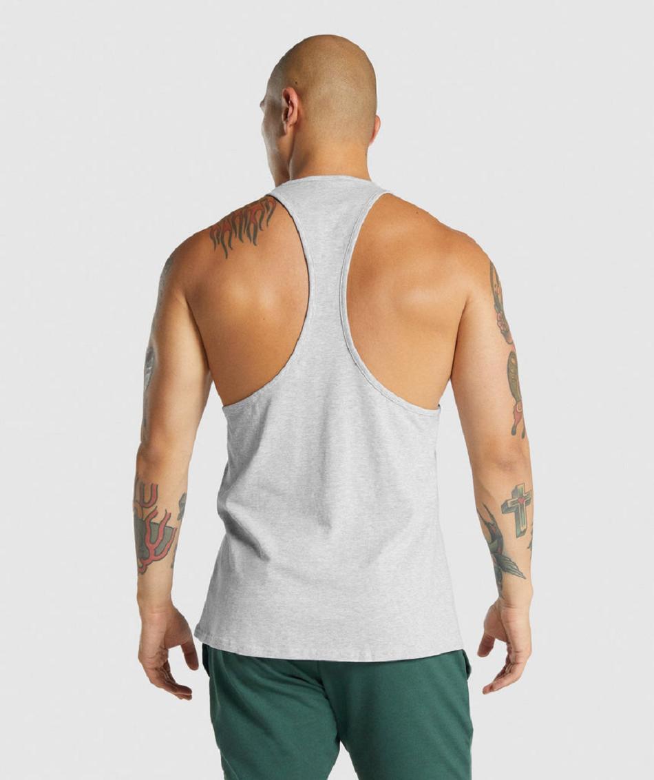 Stringers Gymshark Critical 2.0 ανδρικα ανοιχτο γκρι | GR_Q9924