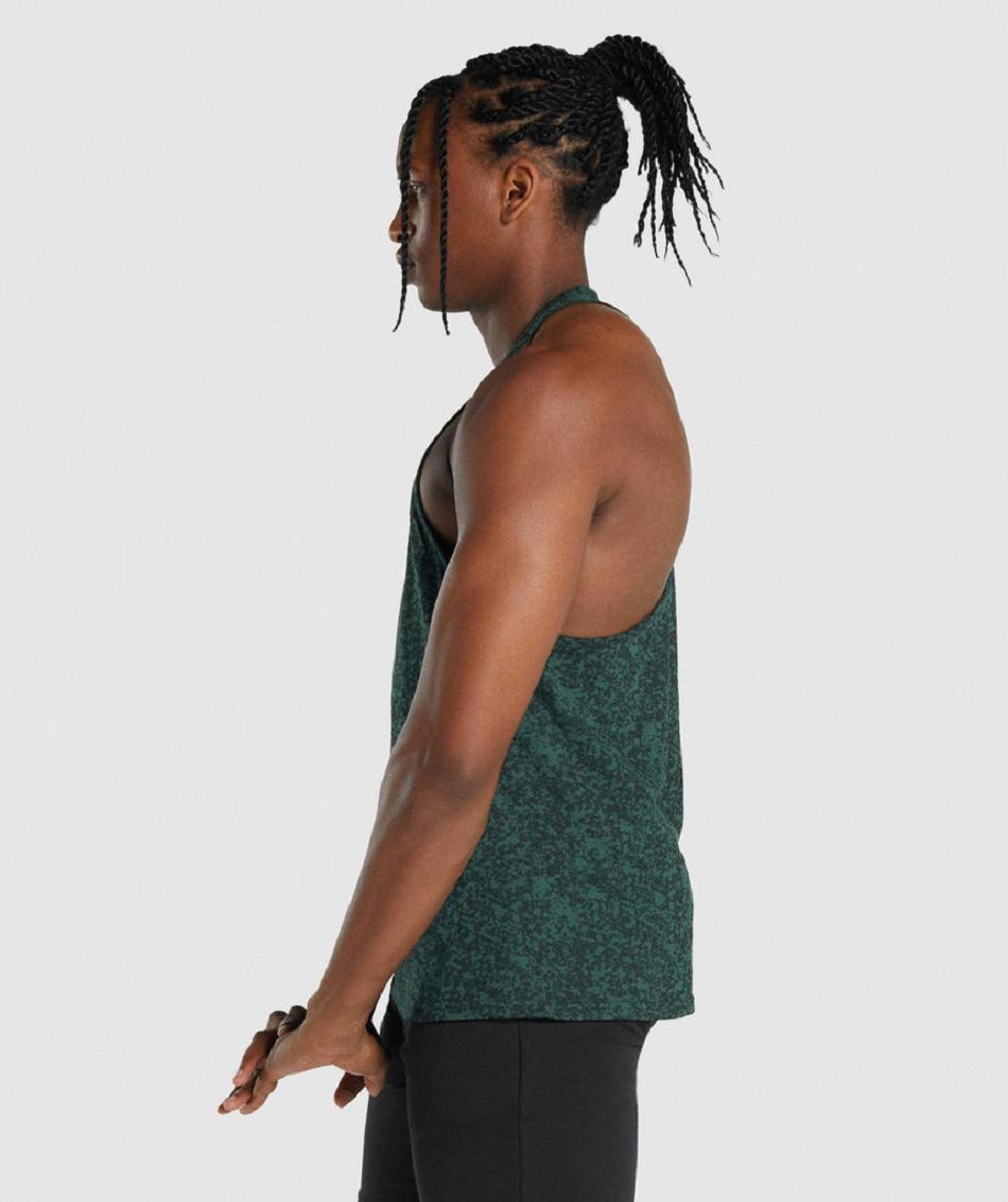 Stringers Gymshark Critical 2.0 ανδρικα σκούρο πρασινο | GR_TG9330