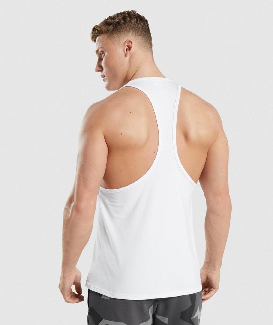 Stringers Gymshark Critical ανδρικα ασπρα | GR_ED7123