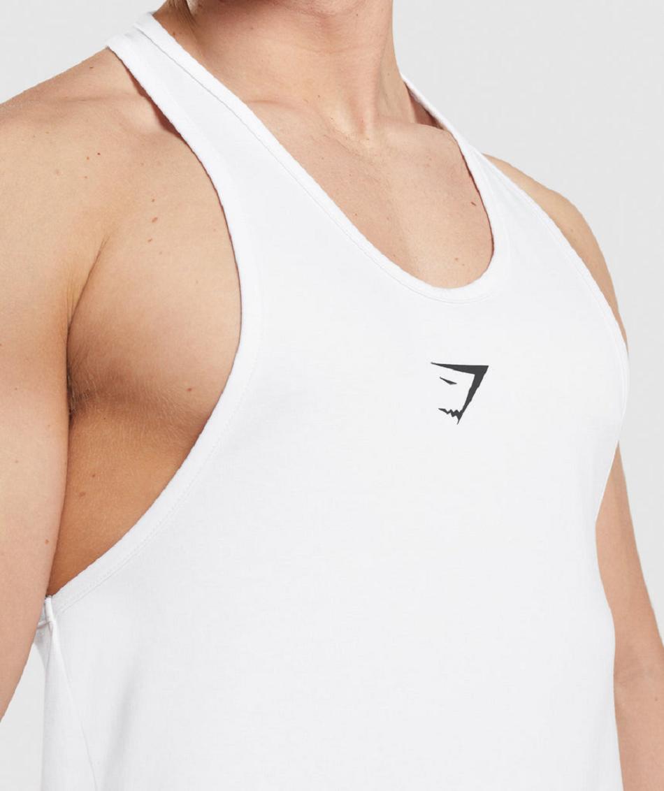 Stringers Gymshark Critical ανδρικα ασπρα | GR_ED7123