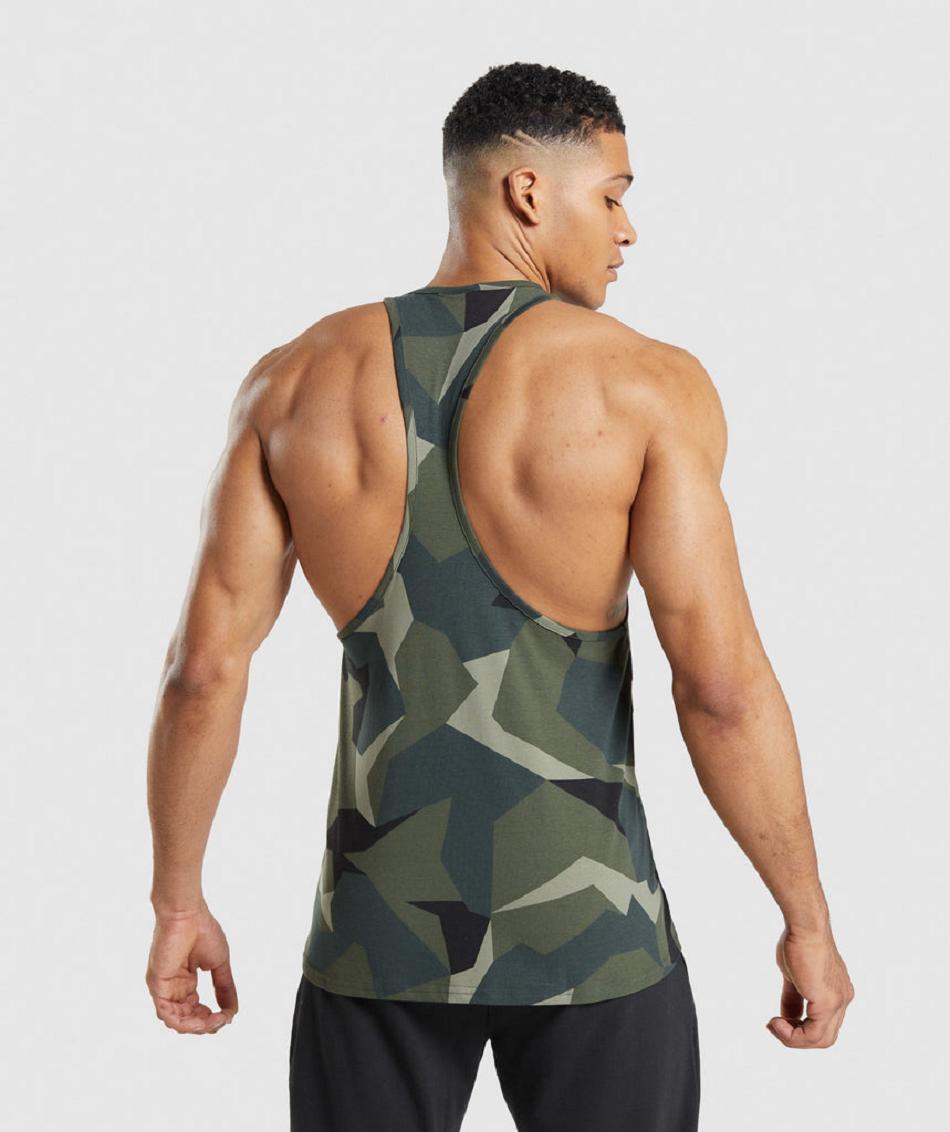 Stringers Gymshark Critical ανδρικα πρασινο | GR_QX7610