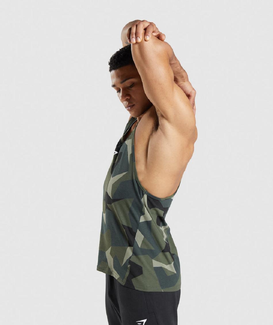 Stringers Gymshark Critical ανδρικα πρασινο | GR_QX7610