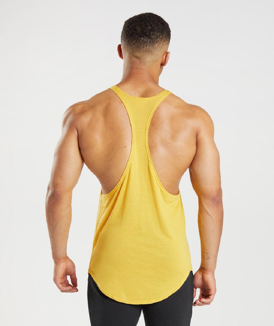 Stringers Gymshark Gs X David Laid ανδρικα κίτρινα | GR_EG2637