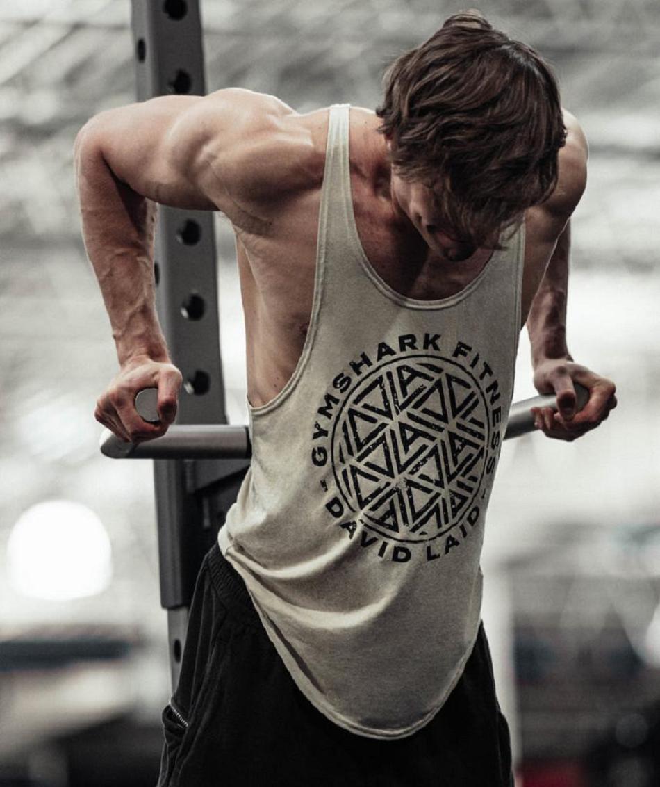 Stringers Gymshark Gs X David Laid ανδρικα γκρι | GR_EC1398