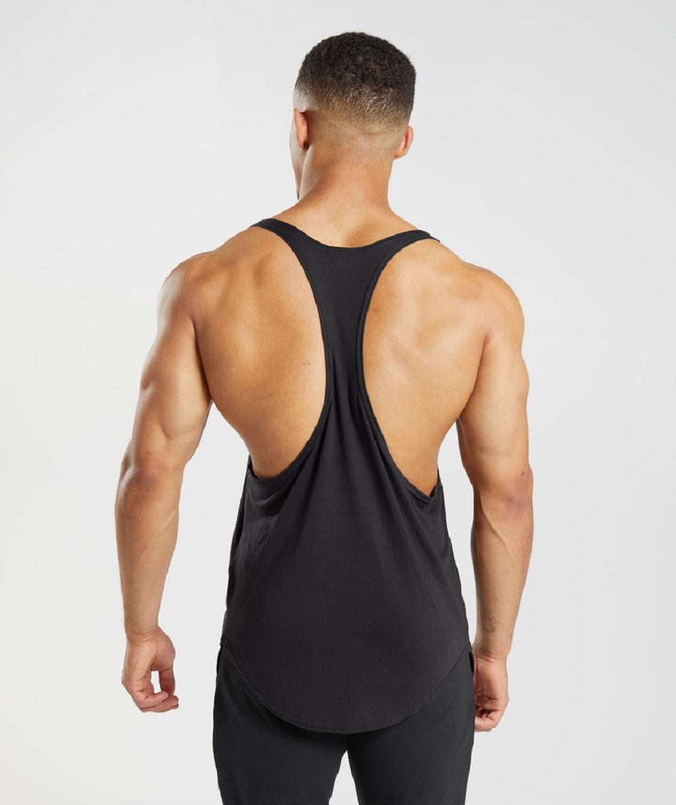 Stringers Gymshark Gs X David Laid ανδρικα μαυρα | GR_N1648