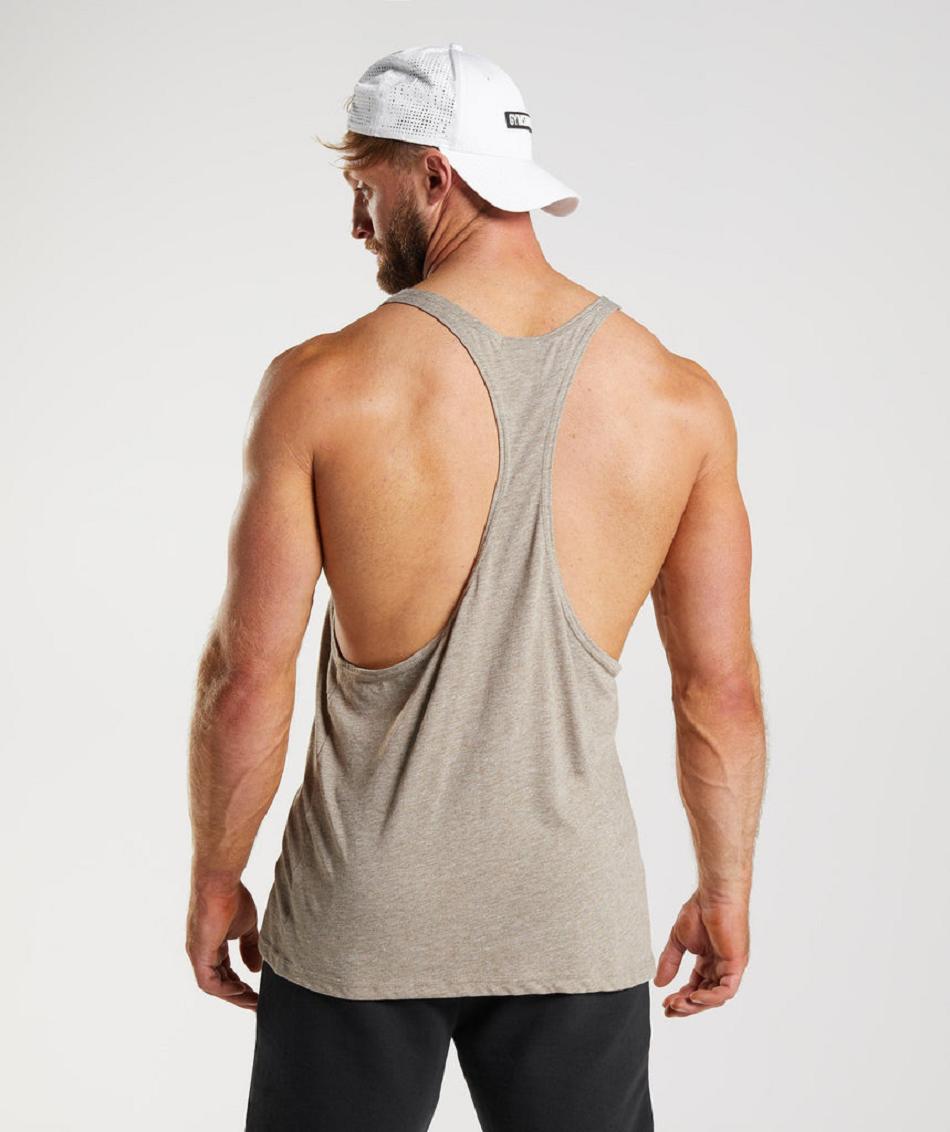 Stringers Gymshark Legacy ανδρικα γκρι | GR_SG8015