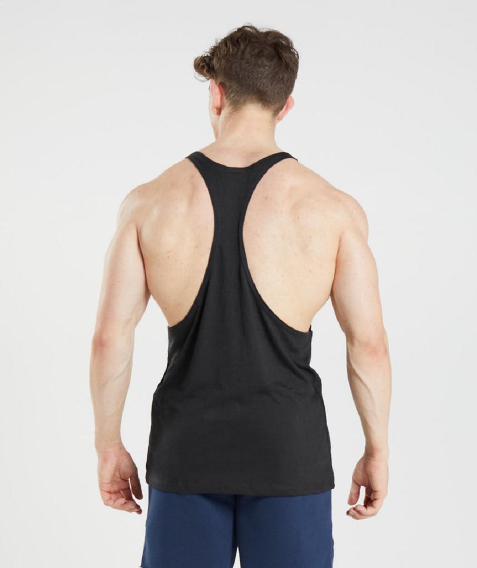 Stringers Gymshark Legacy ανδρικα μαυρα | GR_TH6088