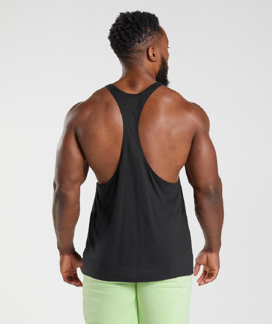 Stringers Gymshark Legacy ανδρικα μαυρα | GR_V7694