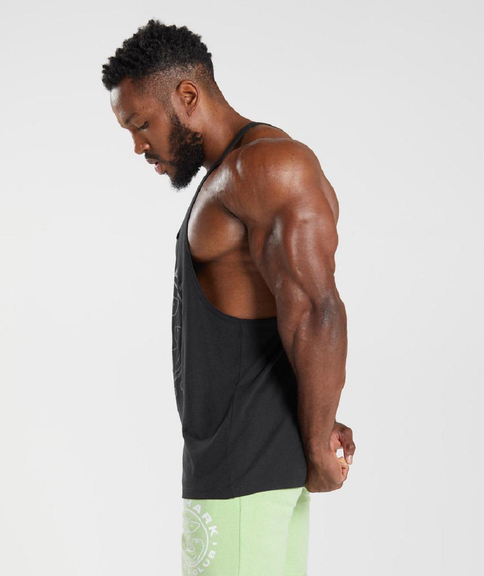 Stringers Gymshark Legacy ανδρικα μαυρα | GR_V7694