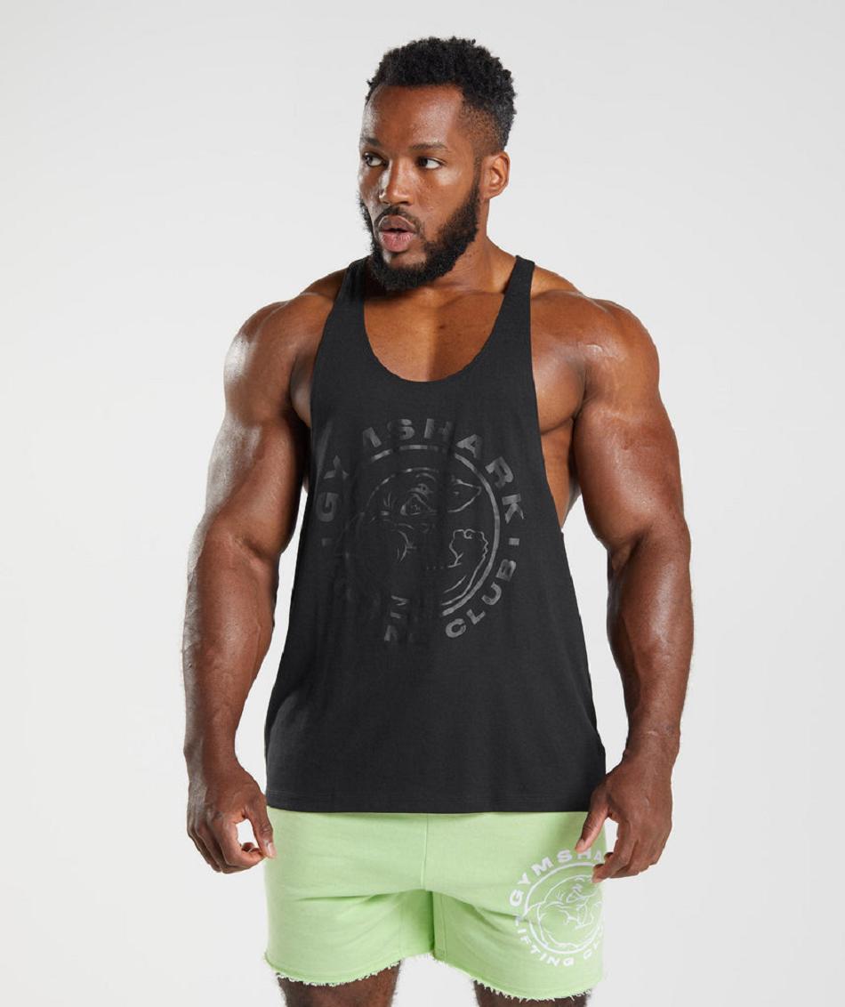Stringers Gymshark Legacy ανδρικα μαυρα | GR_V7694