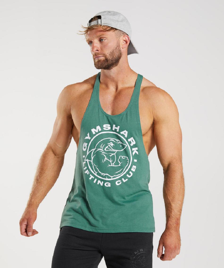 Stringers Gymshark Legacy ανδρικα πρασινο | GR_YQ5712