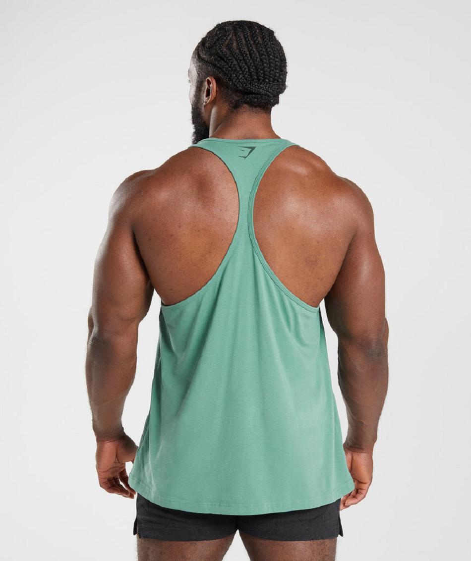 Stringers Gymshark Power ανδρικα πρασινο | GR_R2881