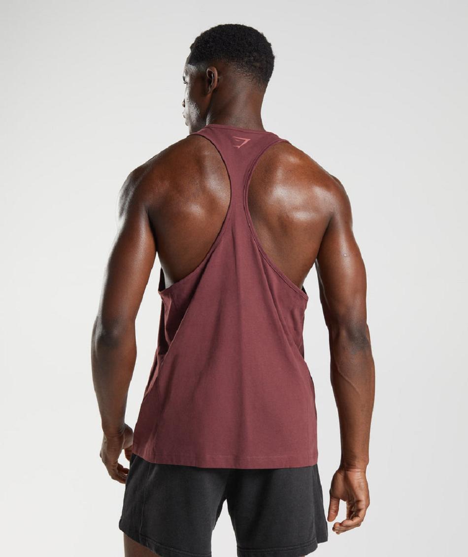 Stringers Gymshark Power ανδρικα ροζ καφε | GR_SU8082