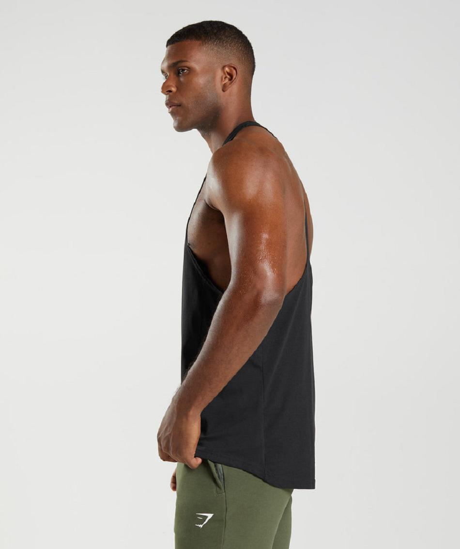 Stringers Gymshark React ανδρικα μαυρα | GR_K8057