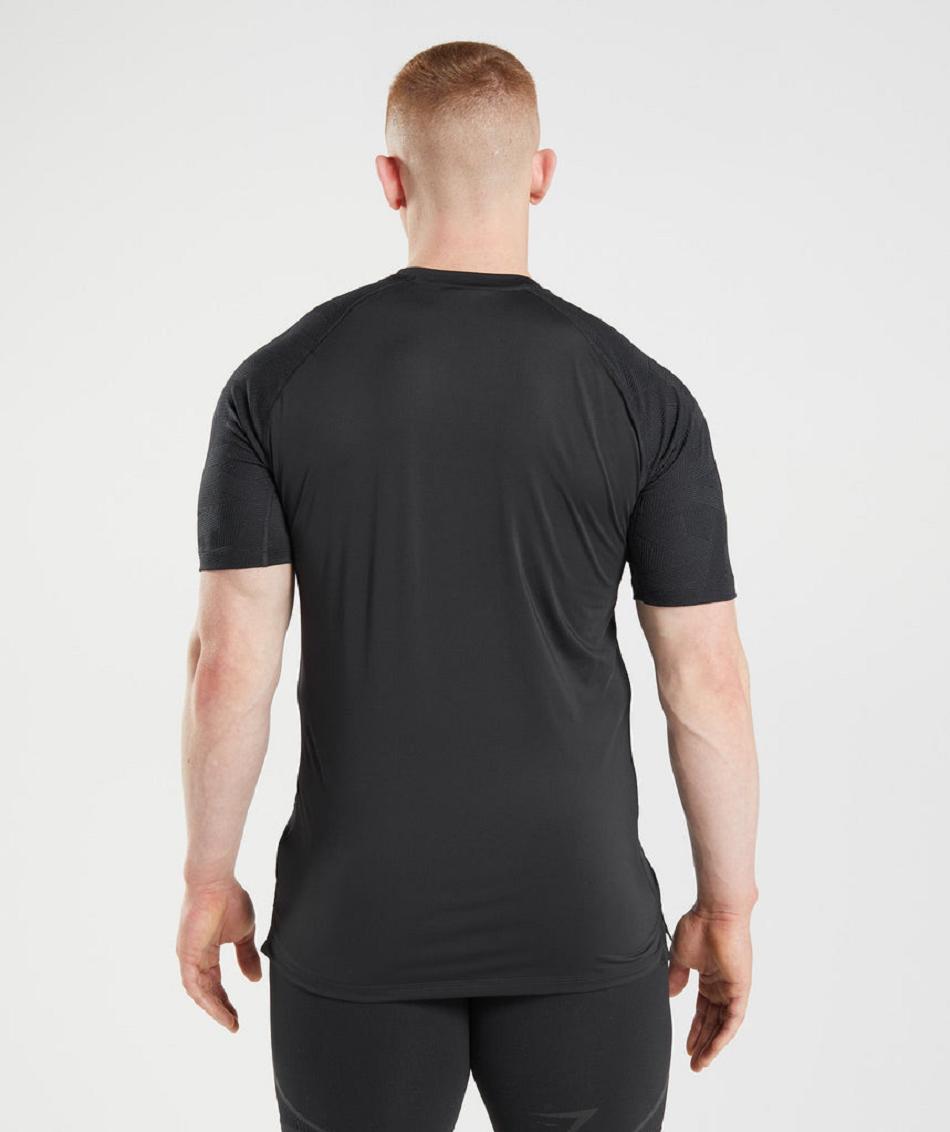 T Shirts Gymshark 315 ανδρικα μαυρα | GR_QX1445