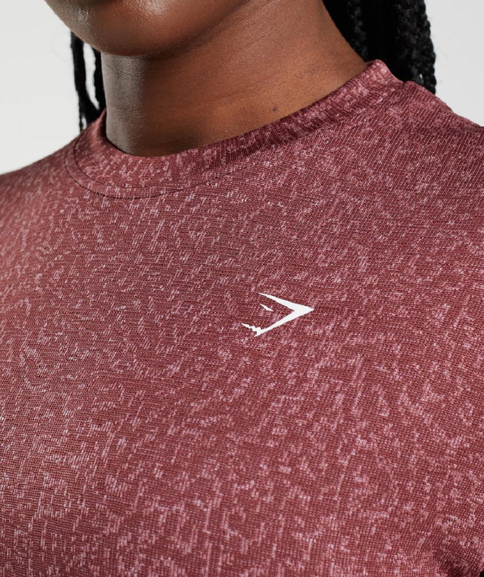 T Shirts Gymshark Adapt Animal Seamless γυναικεια ροζ καφε | GR_QX3923