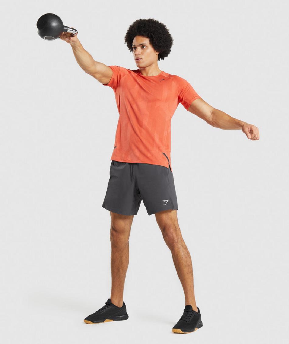 T Shirts Gymshark Apex ανδρικα πορτοκαλι πορτοκαλι | GR_EE9286