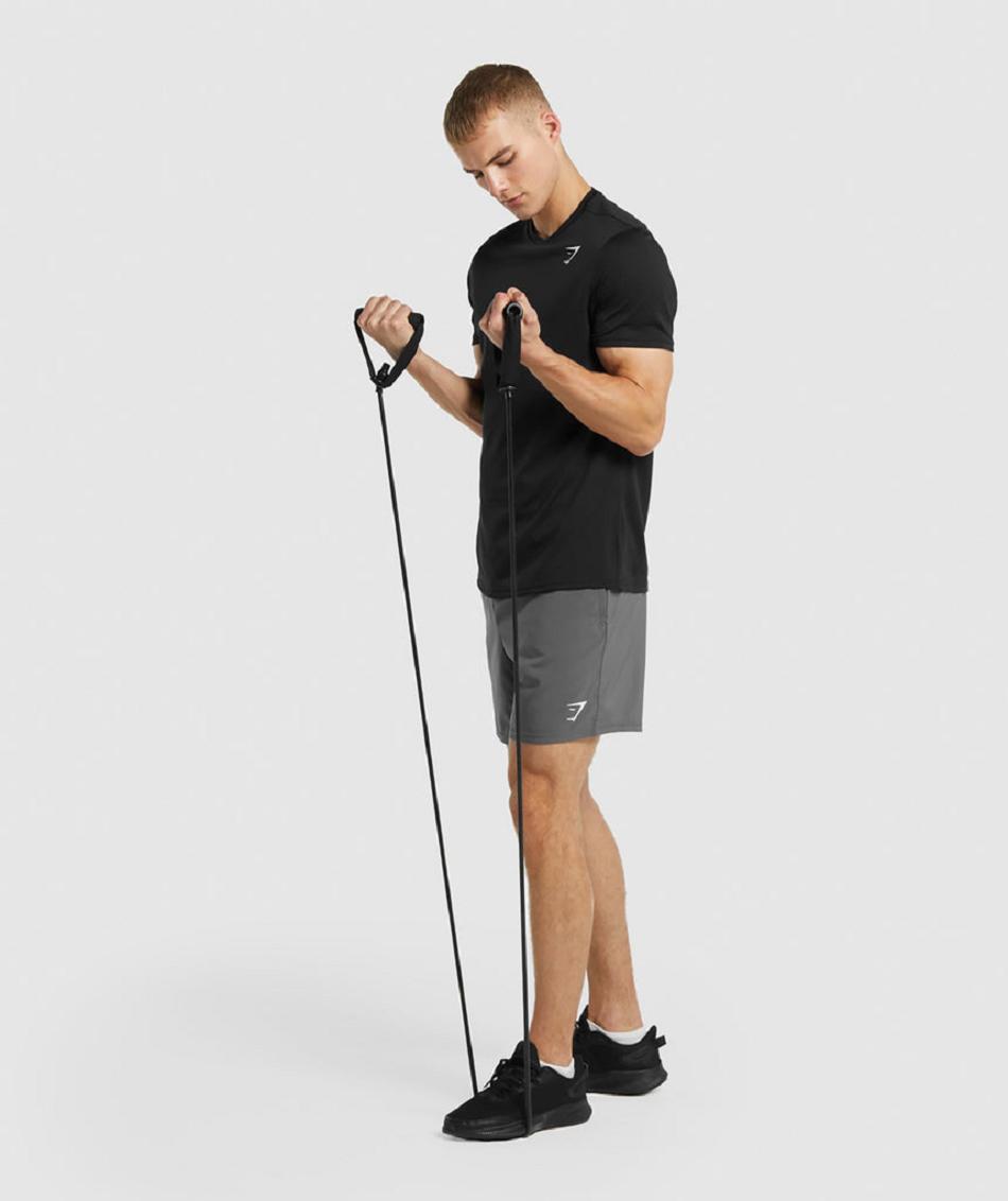 T Shirts Gymshark Arrival Regular Fit ανδρικα μαυρα | GR_TH8431