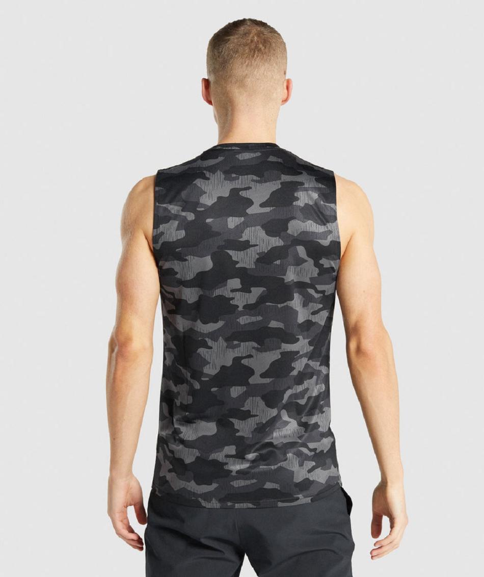 T Shirts Gymshark Arrival Sleeveless ανδρικα γκρι | GR_NN8450