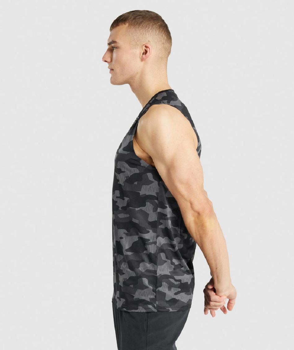 T Shirts Gymshark Arrival Sleeveless ανδρικα γκρι | GR_NN8450