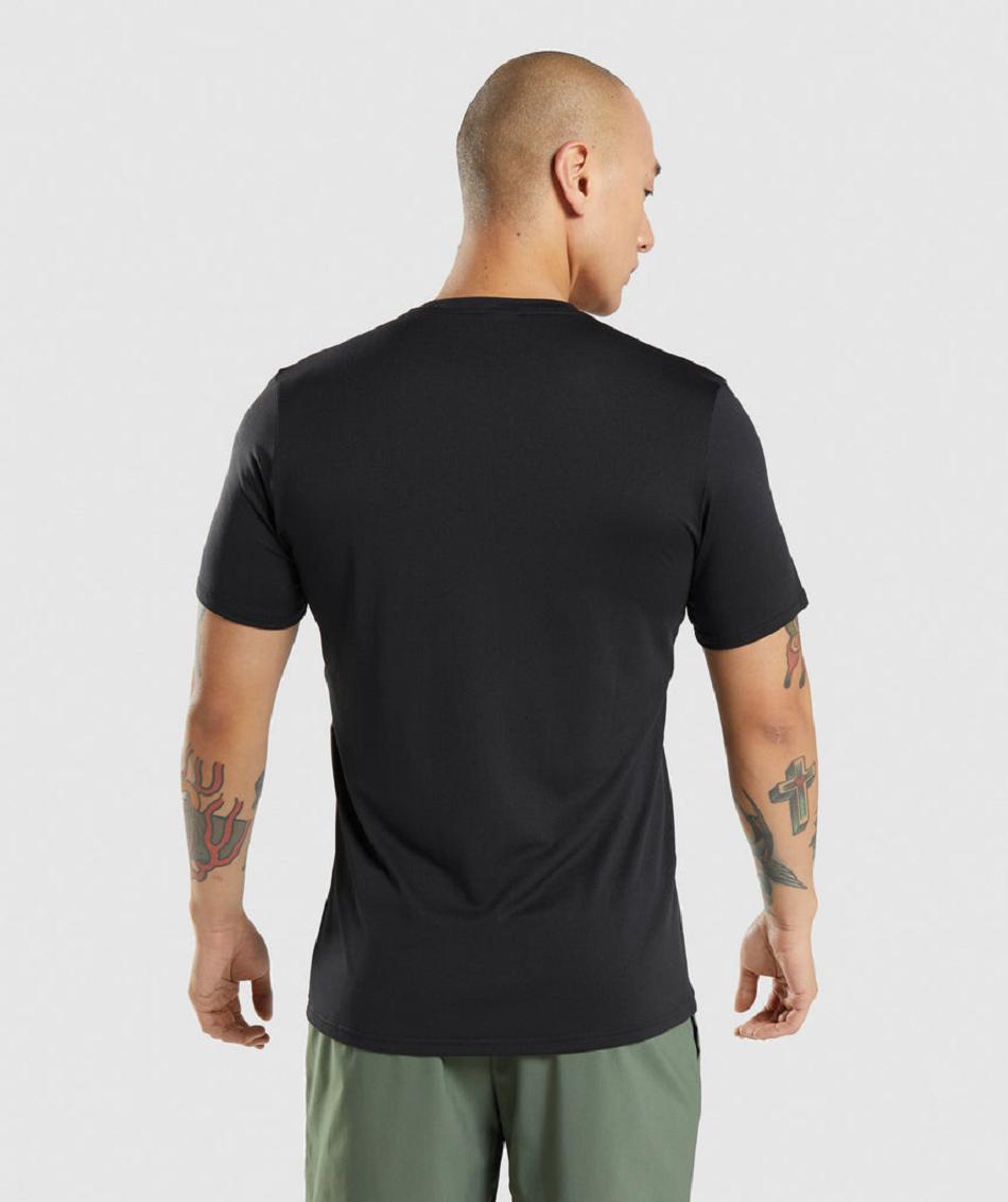 T Shirts Gymshark Arrival ανδρικα μαυρα | GR_BO3262