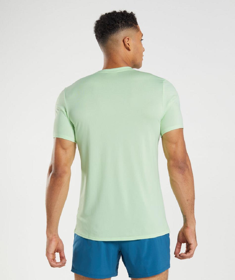 T Shirts Gymshark Arrival ανδρικα μεντα | GR_EE1312