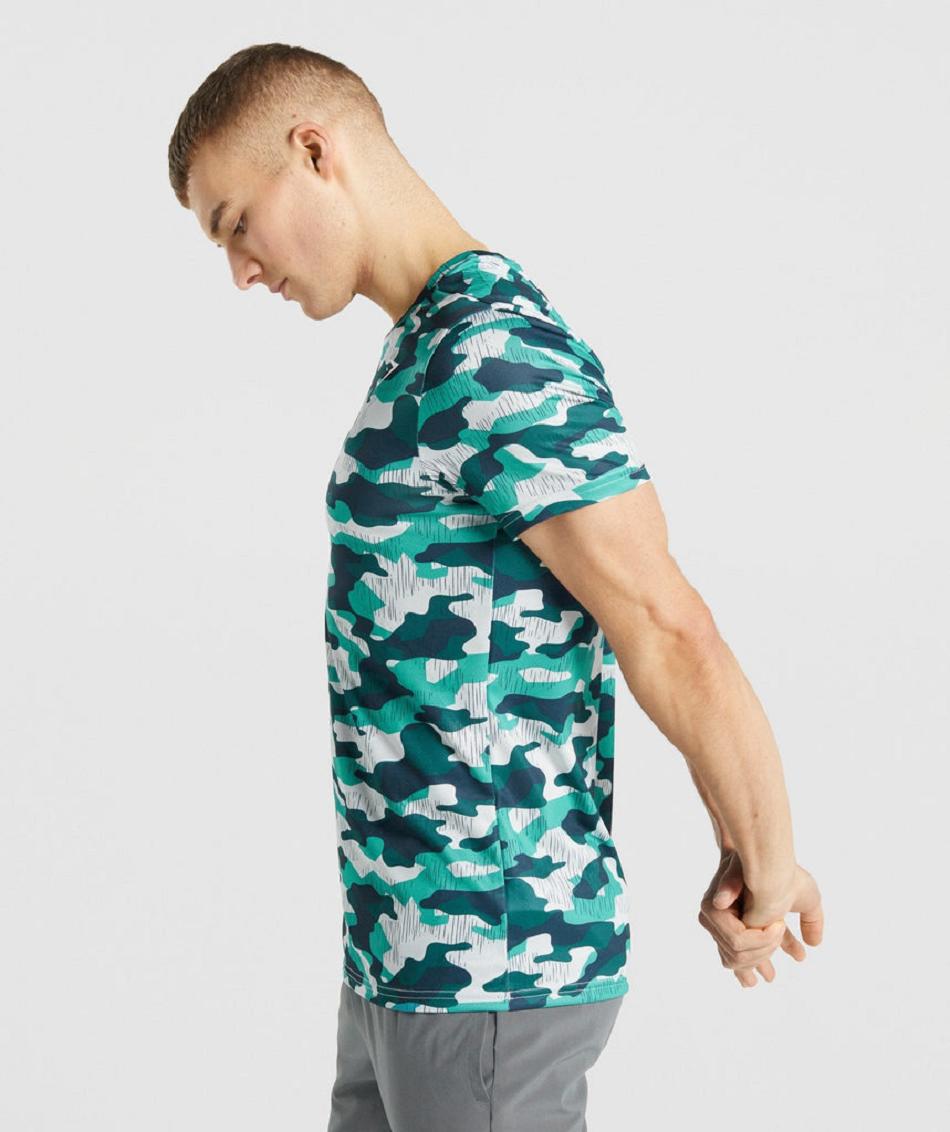 T Shirts Gymshark Arrival ανδρικα τυρκουάζ | GR_N6235