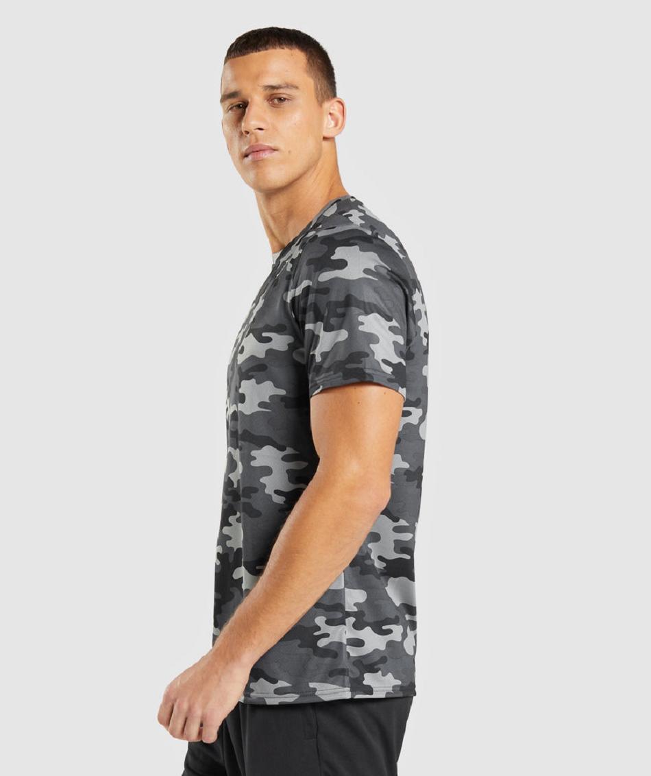 T Shirts Gymshark Arrival ανδρικα γκρι | GR_S4380