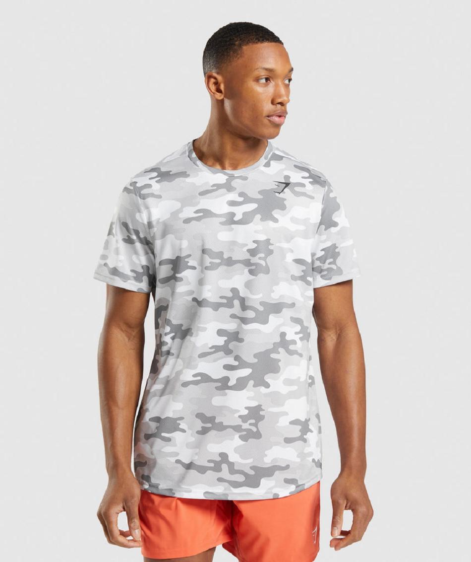 T Shirts Gymshark Arrival ανδρικα ανοιχτο γκρι | GR_QZ3272