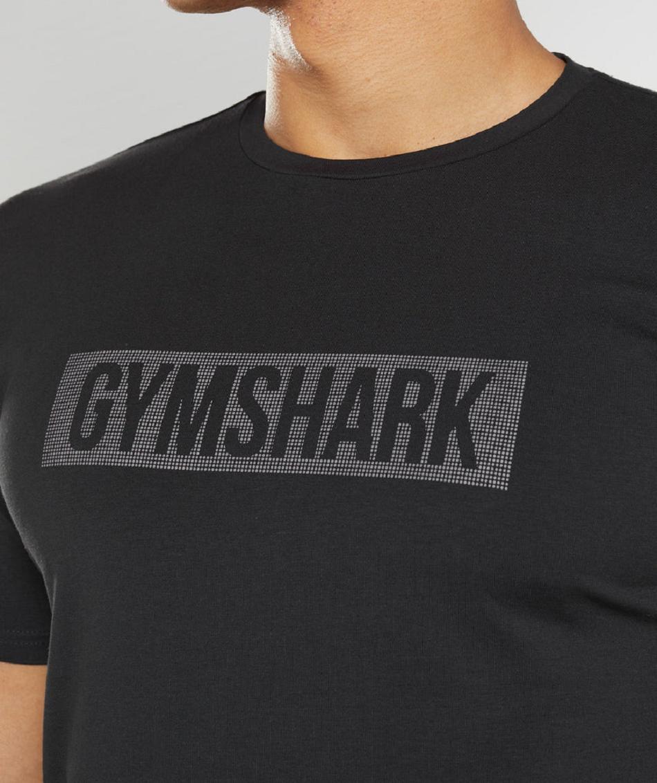 T Shirts Gymshark Block ανδρικα μαυρα | GR_EG3605