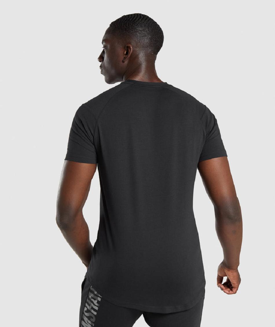 T Shirts Gymshark Bold ανδρικα μαυρα καμουφλάζ | GR_YJ2560
