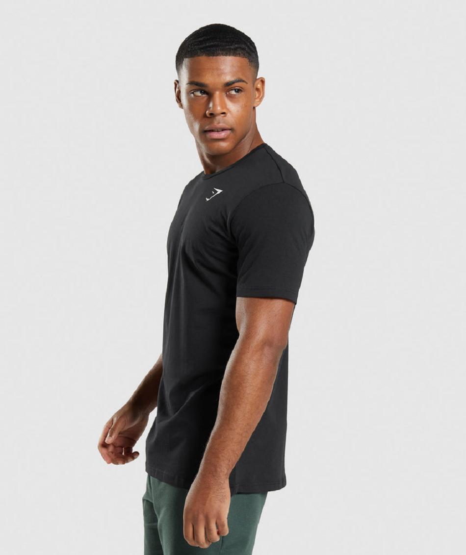 T Shirts Gymshark Critical ανδρικα μαυρα | GR_TG6726