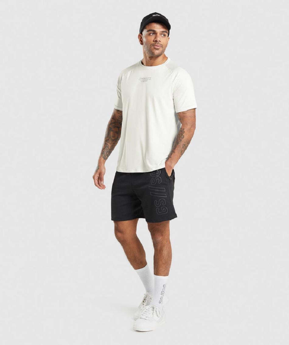 T Shirts Gymshark Gymshark//Steve Cook ανδρικα ασπρα | GR_QX1506
