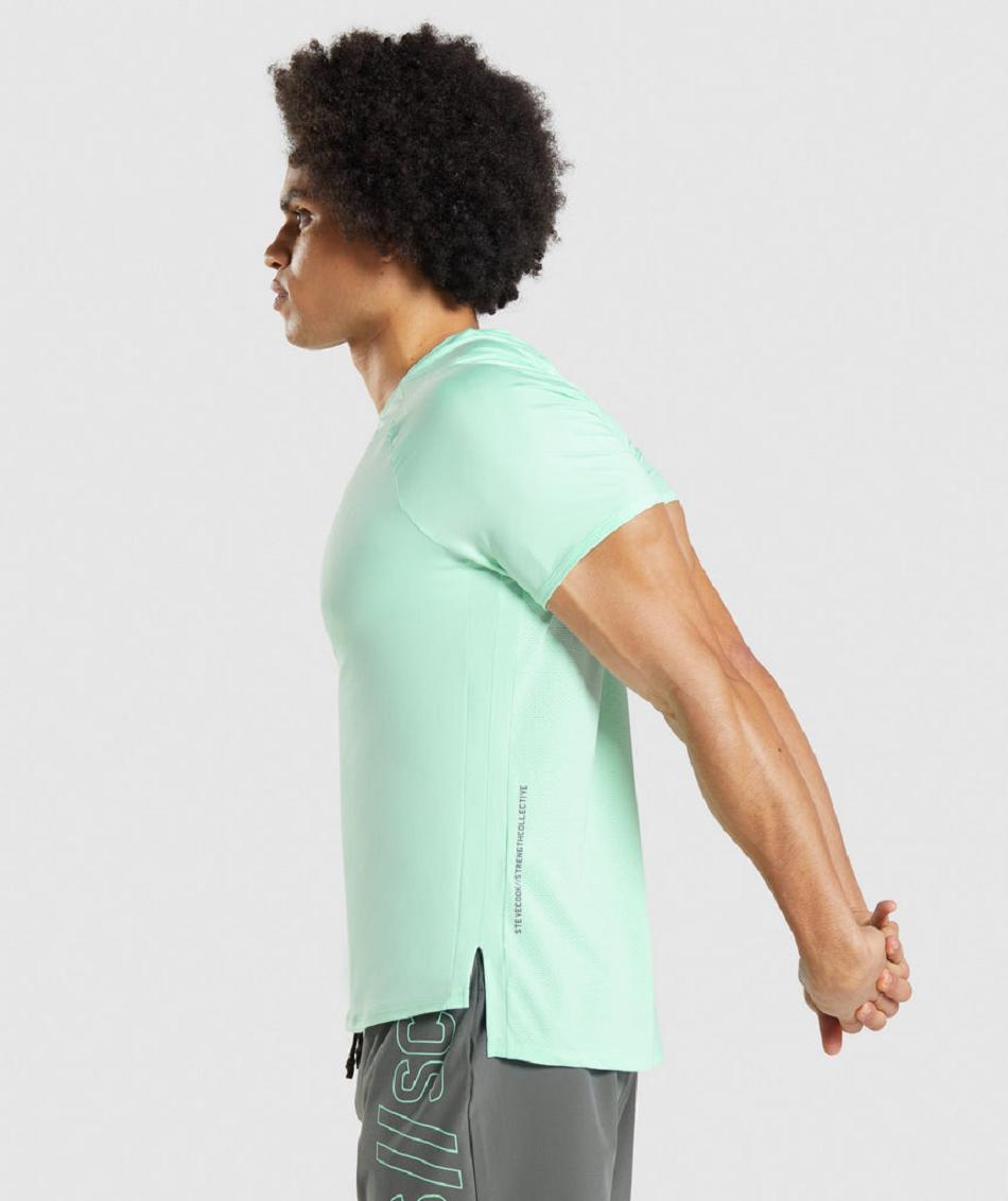 T Shirts Gymshark Gymshark//Steve Cook ανδρικα μπλε | GR_ED7730