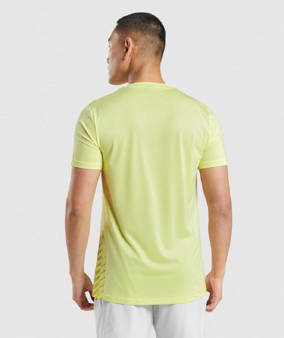 T Shirts Gymshark Sport Stripe ανδρικα πρασινο | GR_EE1439