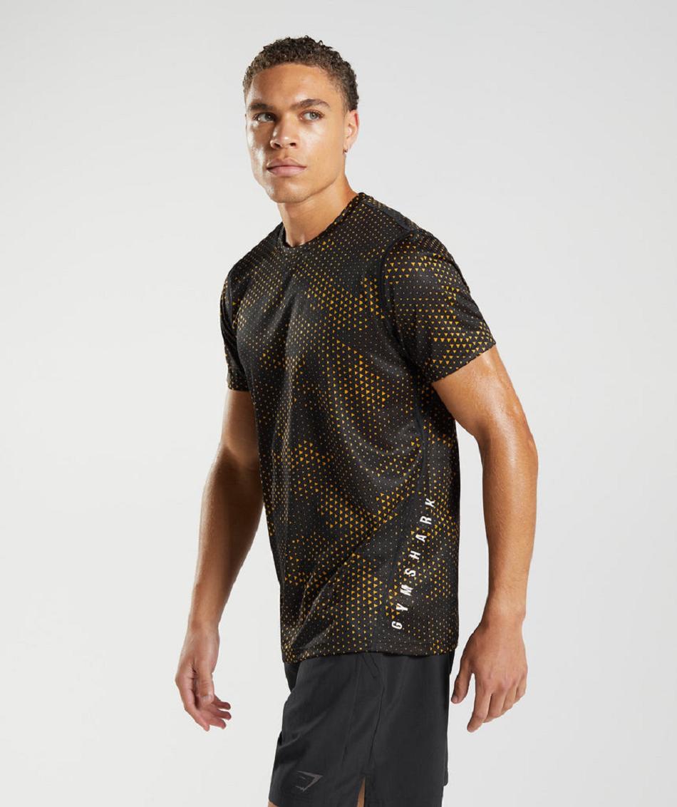 T Shirts Gymshark Sport ανδρικα κίτρινα | GR_EE9109