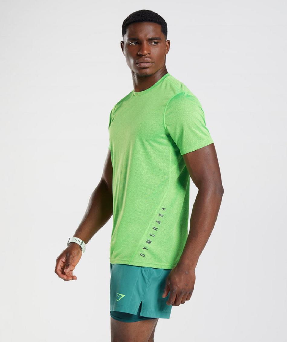 T Shirts Gymshark Sport ανδρικα ανοιχτο πρασινο μαυρα | GR_NN2441