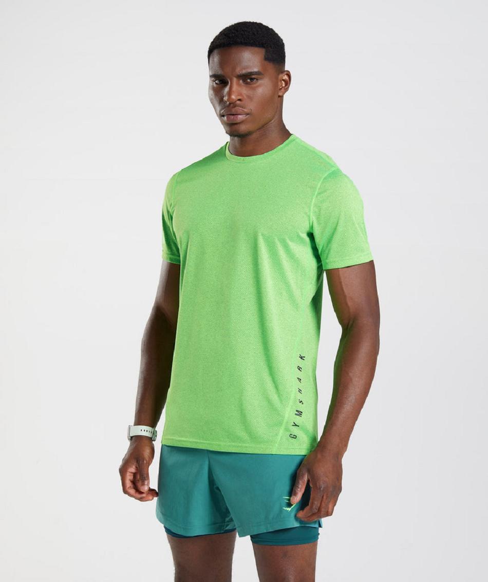 T Shirts Gymshark Sport ανδρικα ανοιχτο πρασινο μαυρα | GR_NN2441