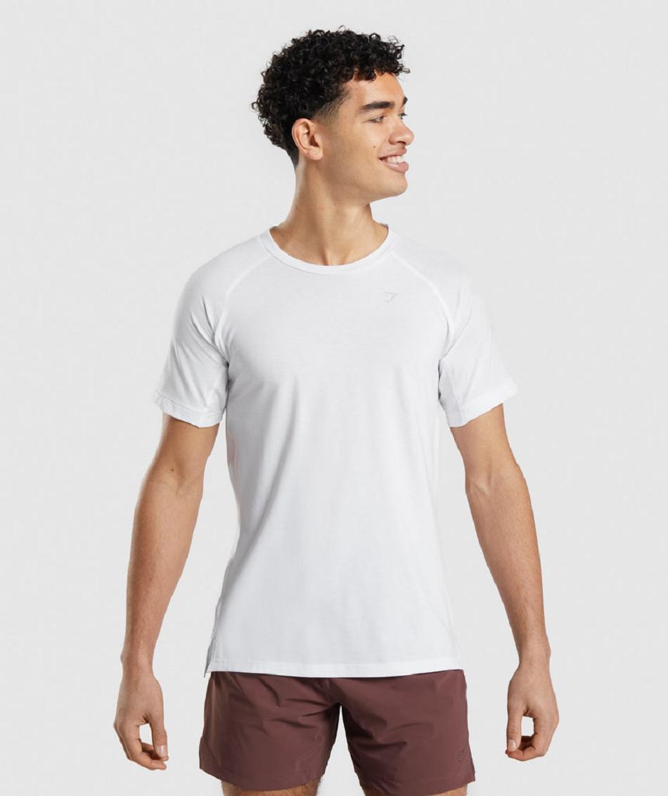 T Shirts Gymshark Studio Amplify ανδρικα ασπρα | GR_BO3015