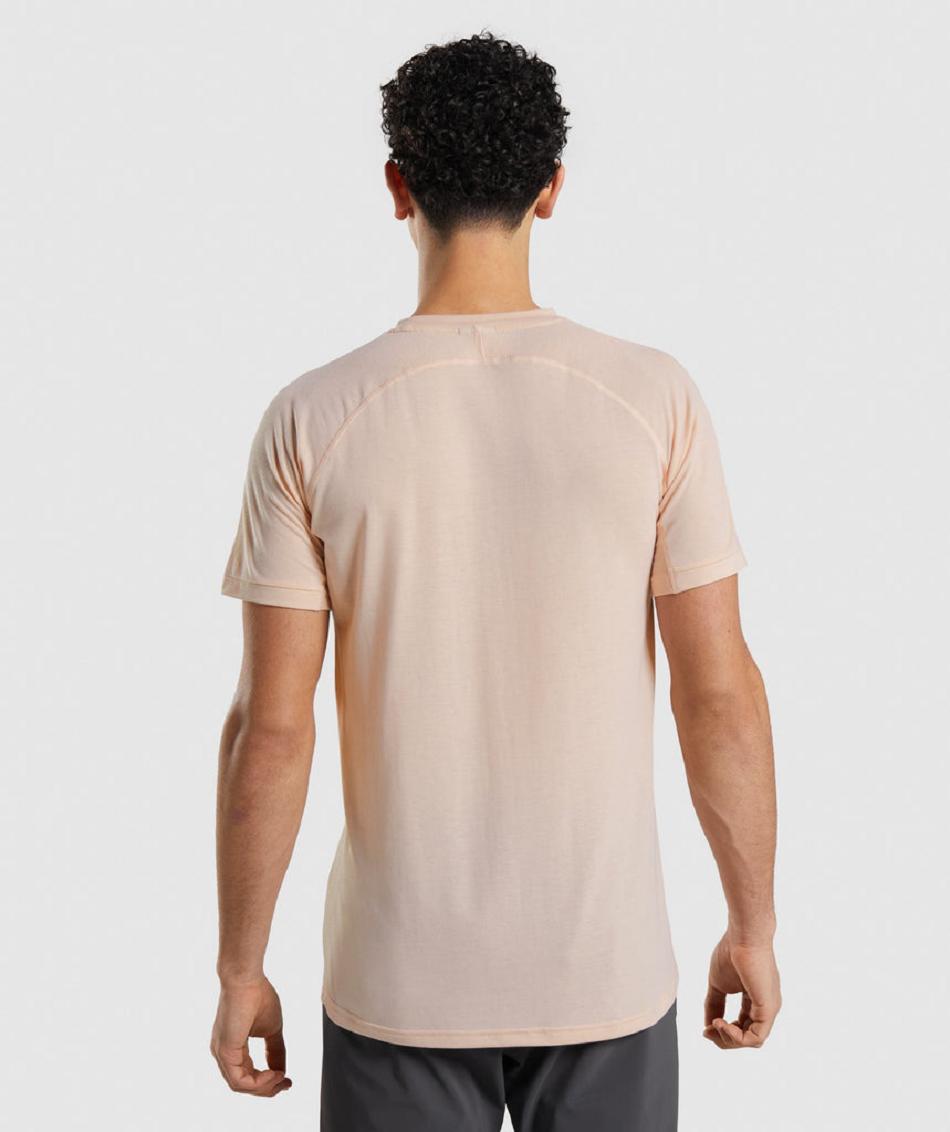 T Shirts Gymshark Studio Amplify ανδρικα μωβ ροζ | GR_ZI8619