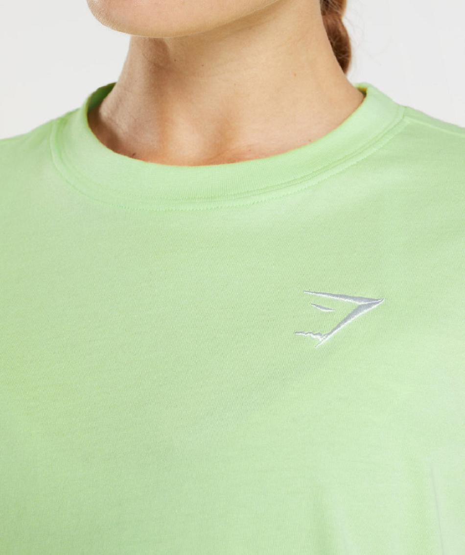T Shirts Gymshark Training Oversized γυναικεια πρασινο | GR_YJ7576