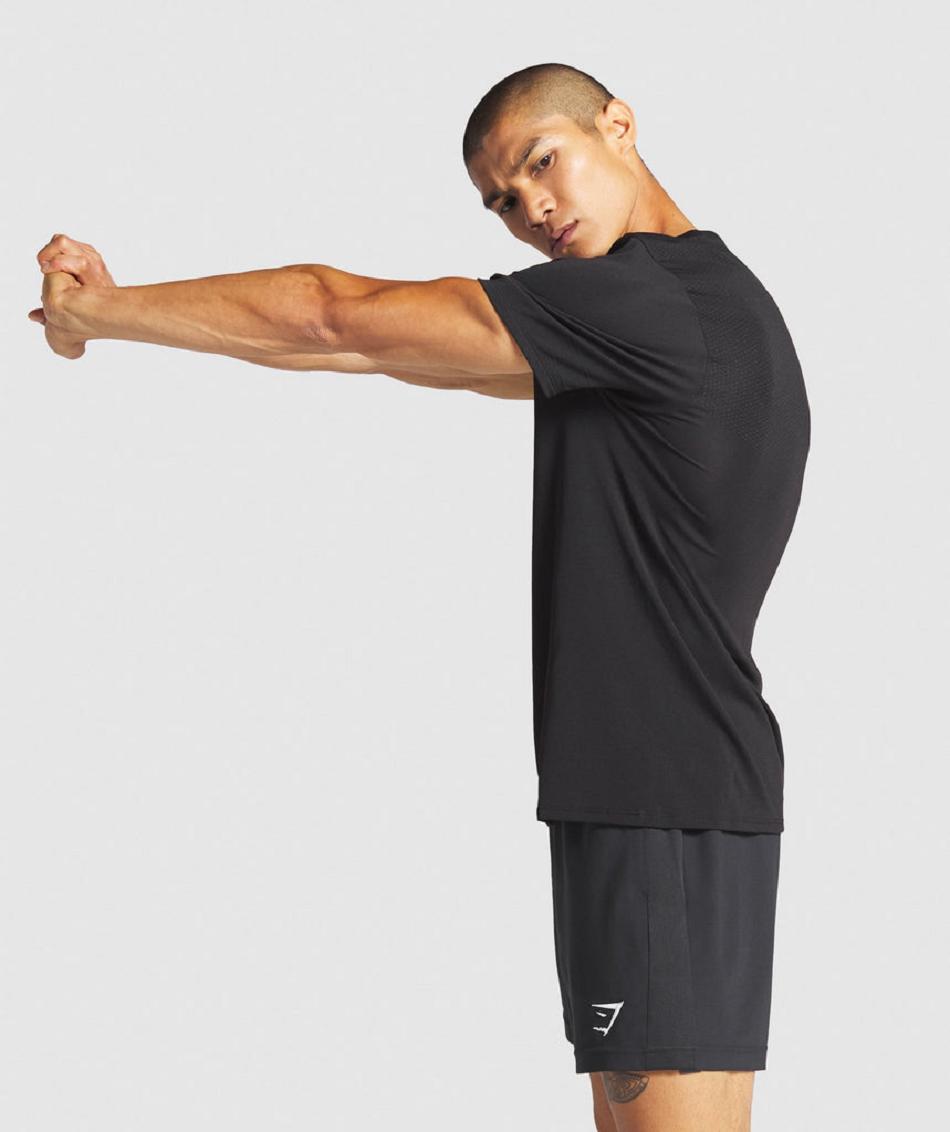 T Shirts Gymshark Vital ανδρικα μαυρα | GR_NN6242