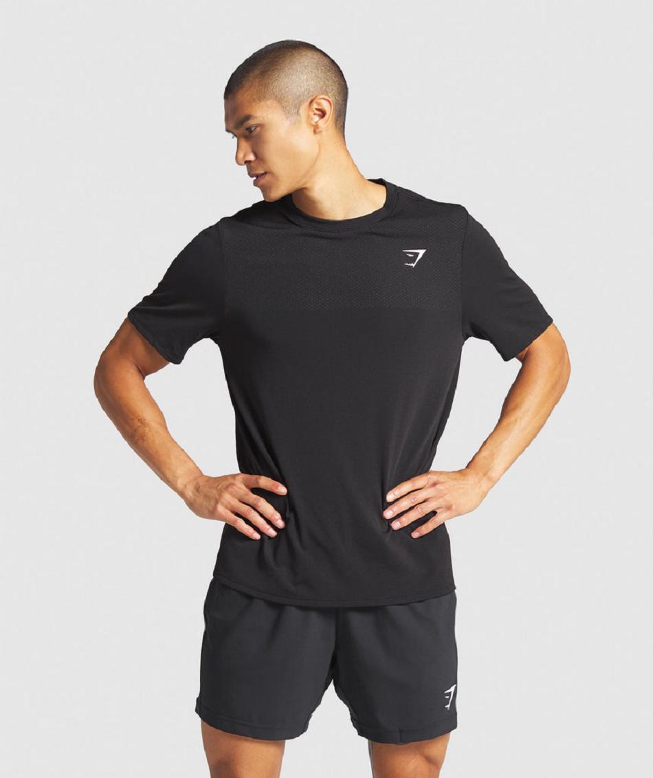 T Shirts Gymshark Vital ανδρικα μαυρα | GR_NN6242
