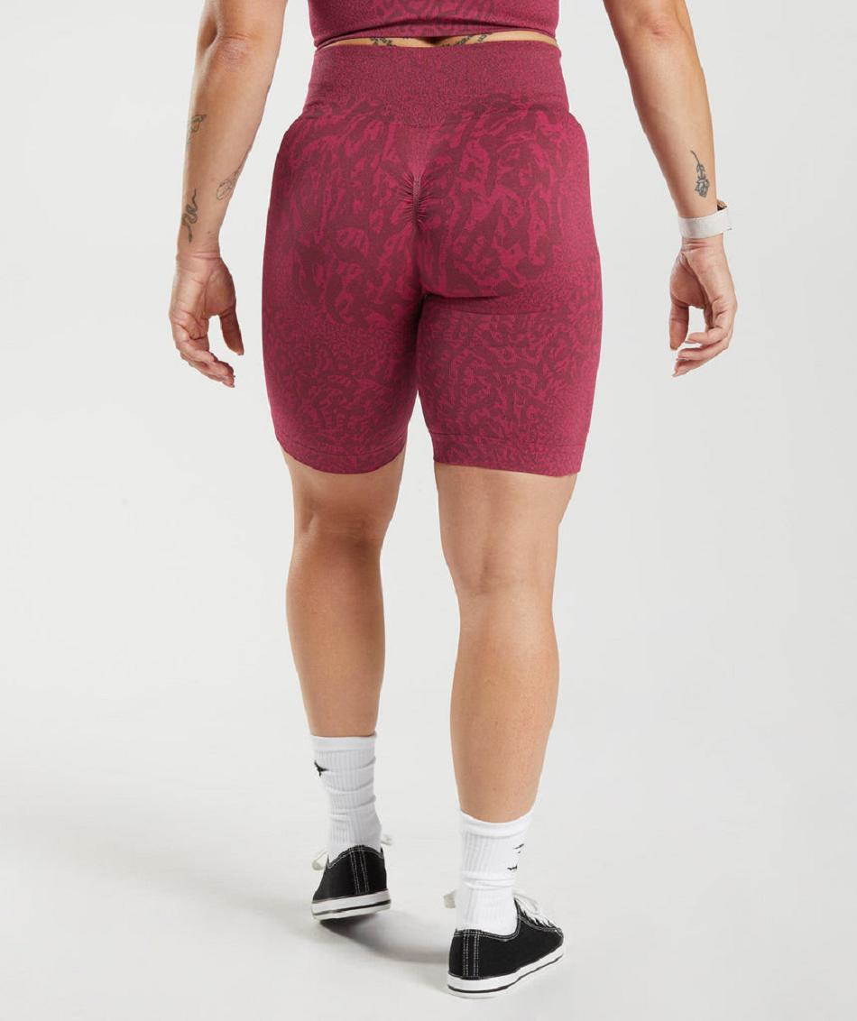 Σορτσ Gymshark Adapt Animal Seamless Cycling γυναικεια ροζ καφε | GR_ED6585