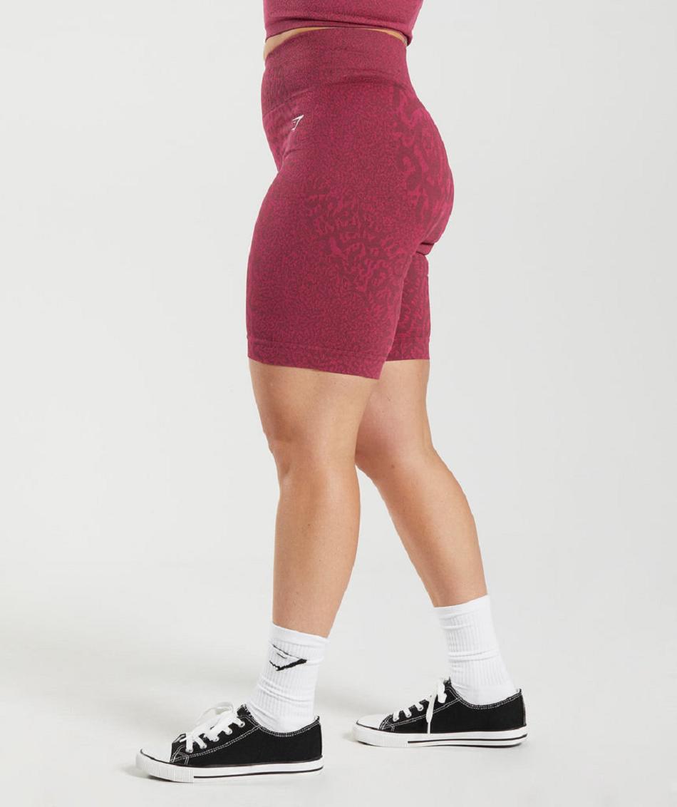 Σορτσ Gymshark Adapt Animal Seamless Cycling γυναικεια ροζ καφε | GR_ED6585
