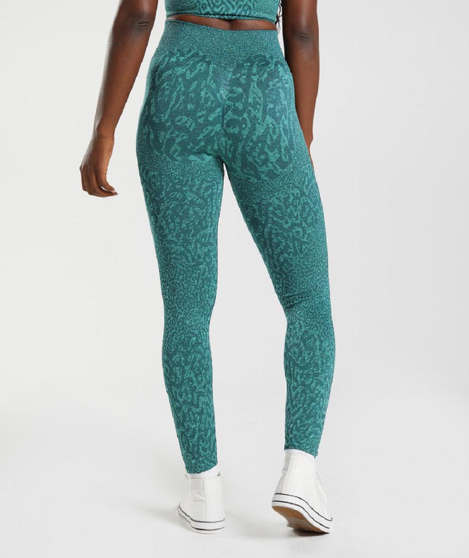Κολαν Gymshark Adapt Animal Seamless γυναικεια τυρκουάζ | GR_BH6480