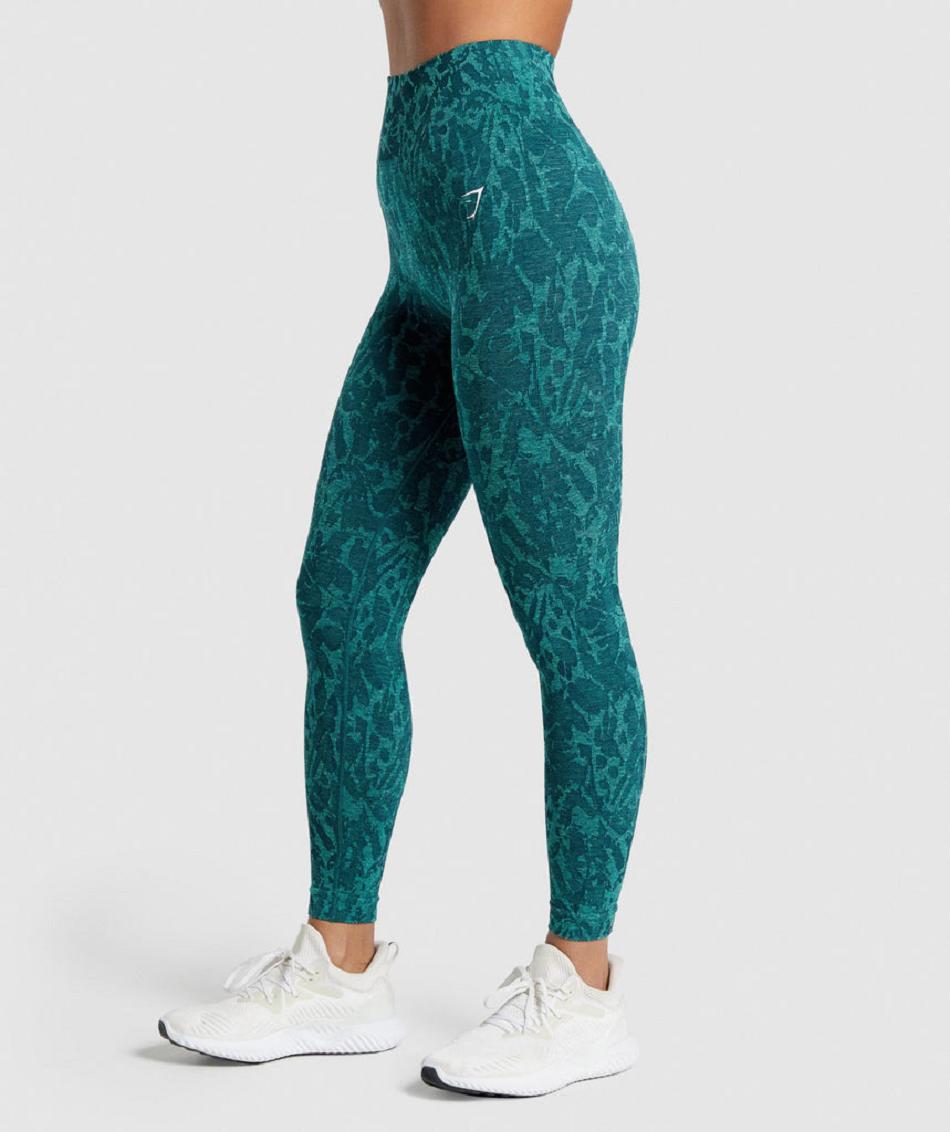 Κολαν Gymshark Adapt Animal Seamless γυναικεια τυρκουάζ | GR_IM6686