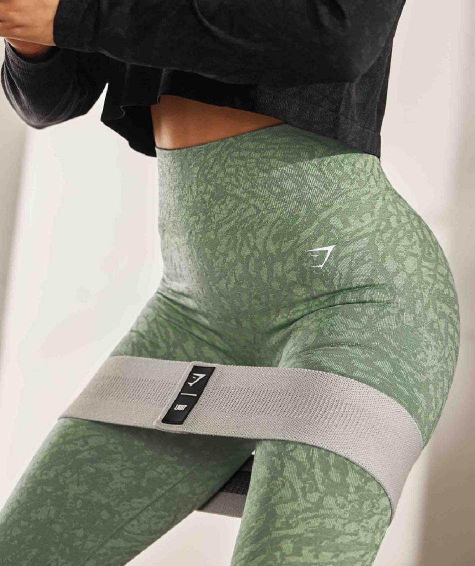 Κολαν Gymshark Adapt Animal Seamless γυναικεια πρασινο | GR_MI2969