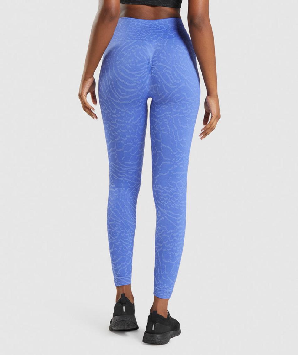 Κολαν Gymshark Adapt Animal Seamless γυναικεια μπλε | GR_S9591